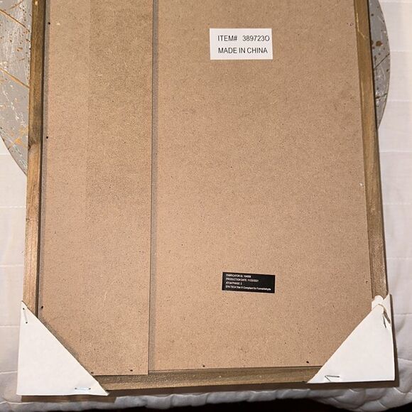 Shabby Chic Box Weekly Menu Decor with Clips for Notes - Picture 9 of 9